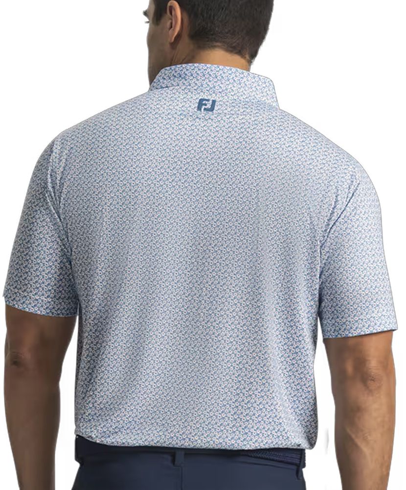 Primary image St. Jude Floral Mark Lisle Polo - Chambray